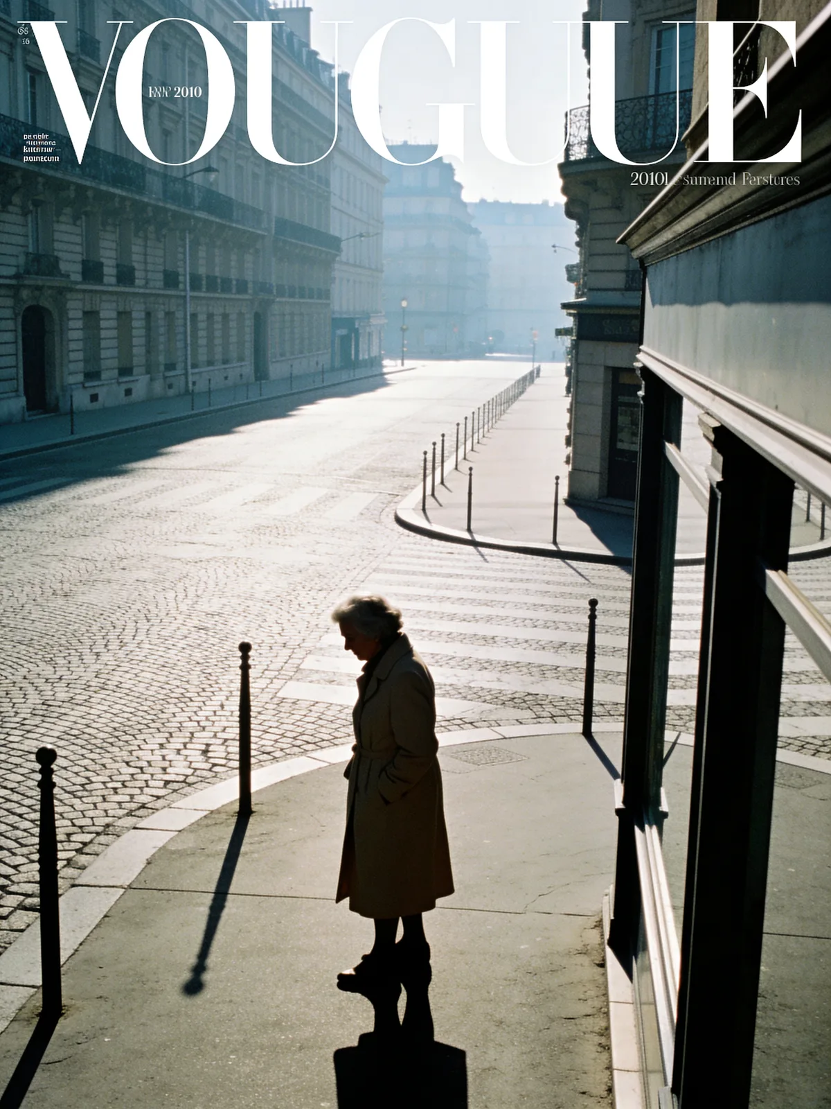 Seedream 4.5 generiert trotz No-Text-Anweisung ein VOGUE-Cover-Layout